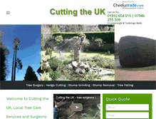 Tablet Screenshot of cuttingtheuk.co.uk